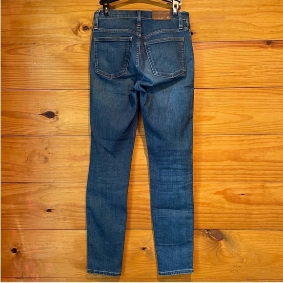 Madewell 10” High Rise Skinny Jeans in Bradshaw Wash 25 - Picture 7 of 15